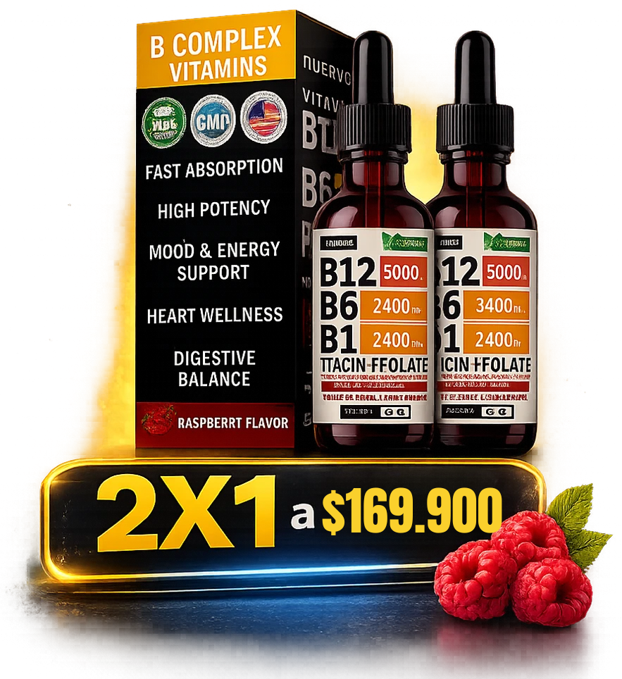 Vitamina Líquida K2 + D3 + B12 - Energía y Bienestar Diario