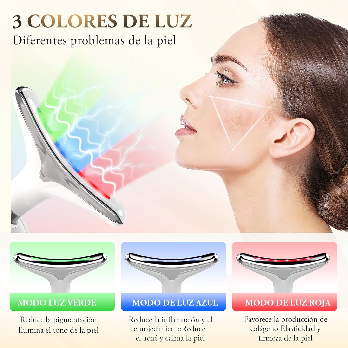MasFace™ Masajeador Facial 3 en 1  ✨ - [PROMOCIÓN DISPONIBLE SOLO HOY]