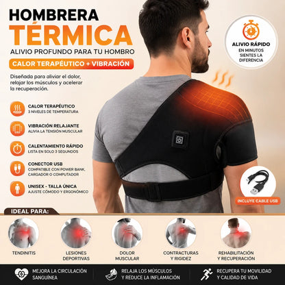 Hombrera Térmica - Alivia Dolor y Rigidez con Calor Terapéutico - Imagen 4