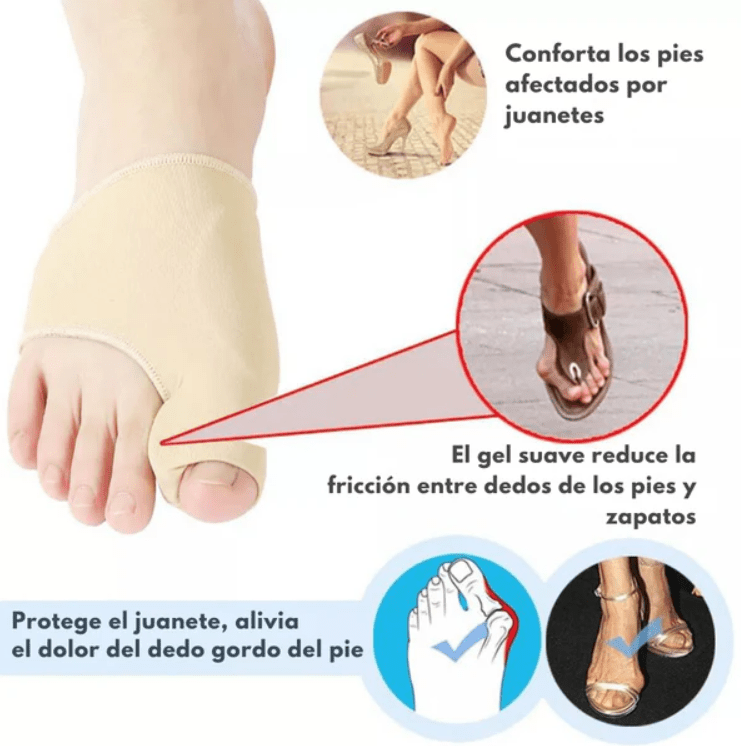 ComfortToe Corrector (1 Par) de Juanetes Ortopedicos