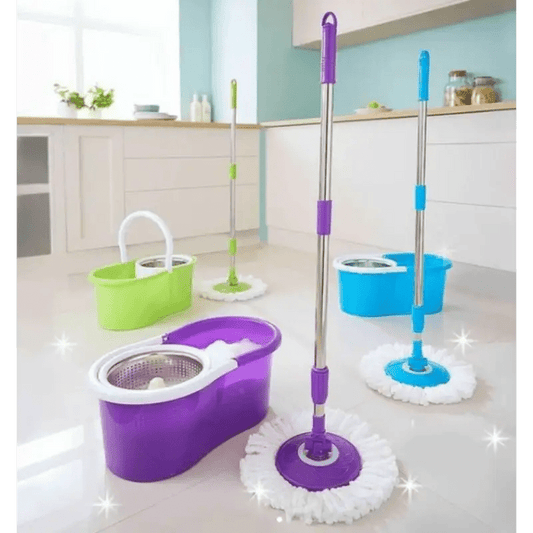 PowerMaid - Trapero Giratorio Magico Con Balde 360° -  [PROMOCIÓN DISPONIBLE SOLO HOY] LP